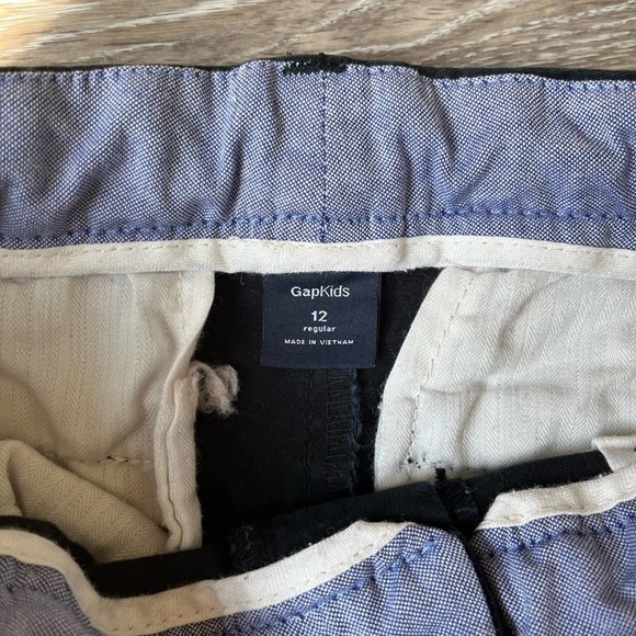 Lot of 2 Pairs of Girl Navy Blue Gap Uniform Pants | Adjustable waist | Size 12 - Picture 7 of 7